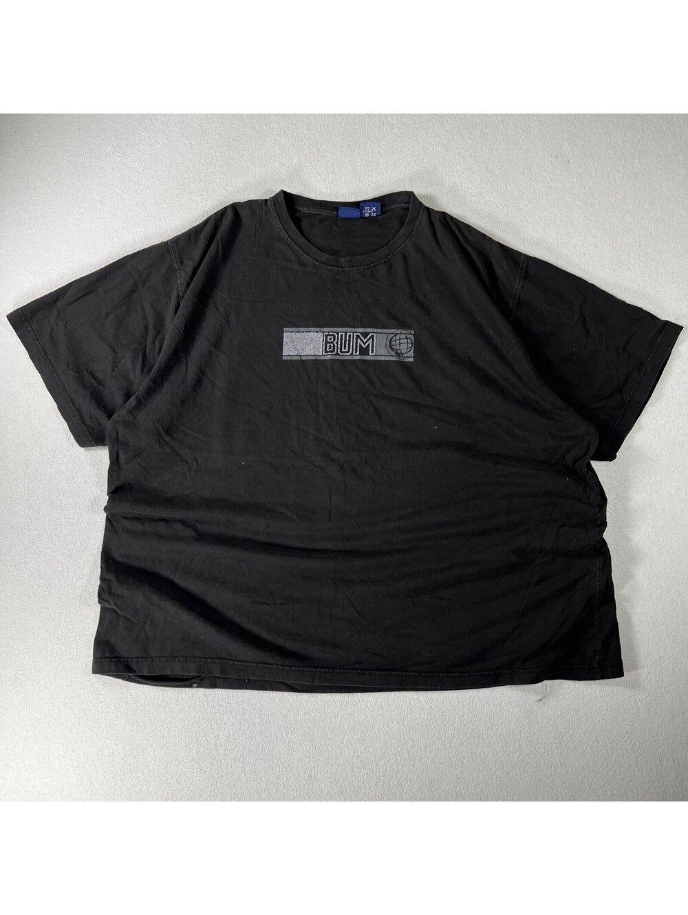 Vintage Black BUM Equipment Logo Graphic T-Shirt Size 2XL